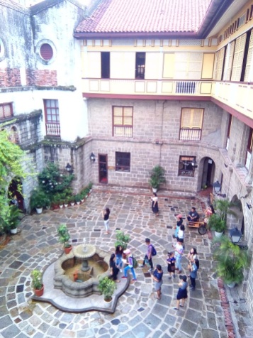 View of the patio from the azotea