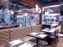 DC Super Heroes Café interior